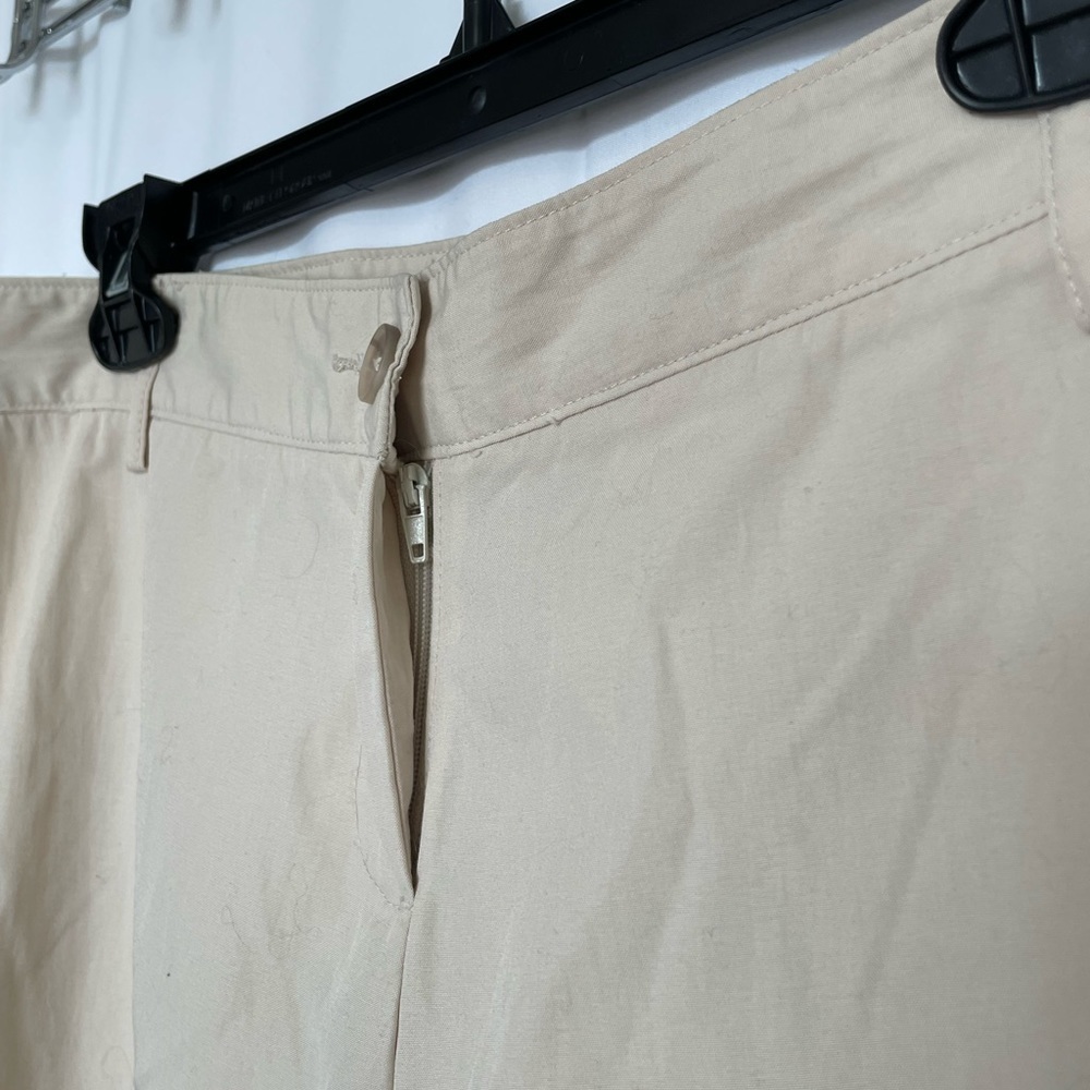 Weatherproof Khaki Shorts Womens Roll Cuff High Rise - Picture 3 of 6